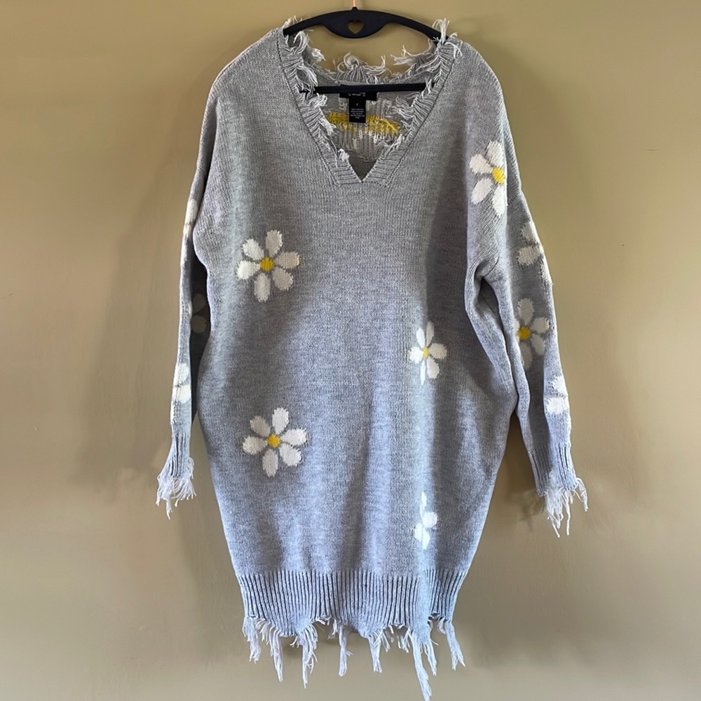 Just Polly Oversized Sweater Dress size Small